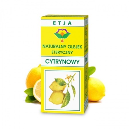 Naturalny Olejek Eteryczny Cytrynowy 10 ml ETJA