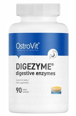 OstroVit Digezyme Enzymy Trawienne 90 tabs LAKTAZA