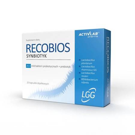 RECOBIOS SYNBIOTYK PROBIOTYK + PREBIOTYK 20 kaps