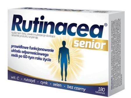 RUTINACEA SENIOR TABLETKI NA ODPORNOŚĆ 180 sztuk