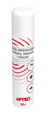 SPRAY ODSTRASZAJĄCY KOMARY KLESZCZE MESZKI 90 ml