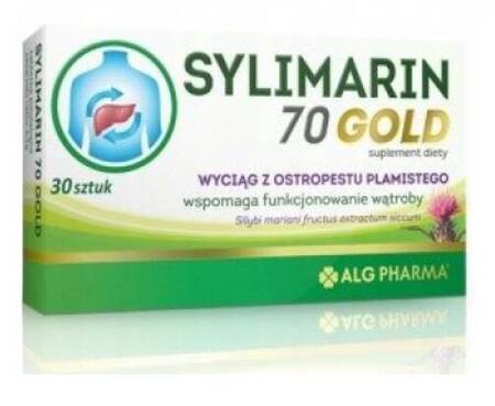 SYLIMARIN GOLD 70 MG SYLIMARYNA OSTROPEST 30 tabl