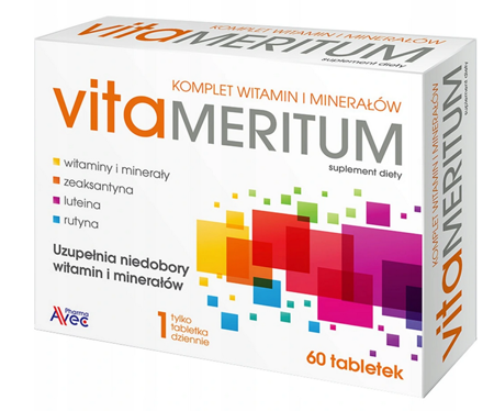 VITAMERITUM KOMPLET WITAMIN I MINERAŁÓW 60 tabl